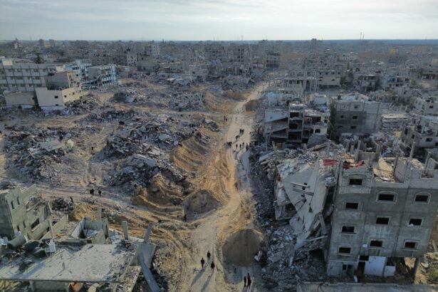 View of destruction in Rafah, southern Gaza Strip, January 2025. © 2025 UNRWA Photo by Ashraf Amra